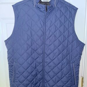 Peter Millar Blue Quilted Vest BRAND NEW